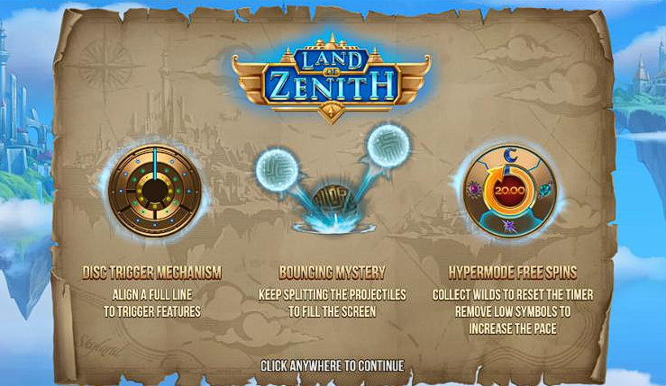 land of zenith push gaming